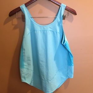 Blue lululemon tank